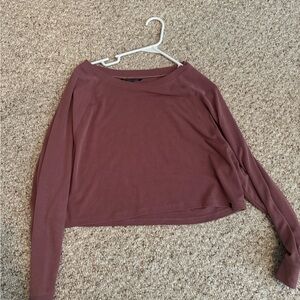 Victoria's Secret Dusty Rose Long Sleeve Blouse